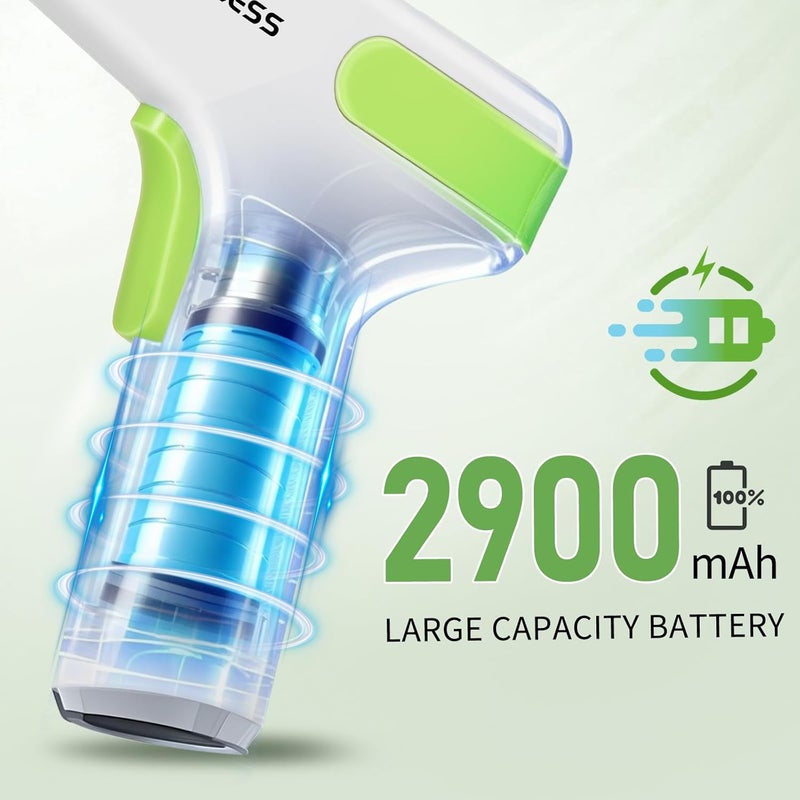 WorkBless Cordless Hot Glue Gun: Glue Gun and 20PCS 0.28'' Mini Sticks Set - Glue Gun Cordless & Rechargeable 2900mAh Battery for Crafts, Home & Christmas Decorations, Automatic Glue Feeding - Image 2